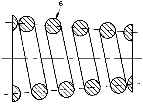 Gap adjusting mechanism of gear rack steering gear for automobile