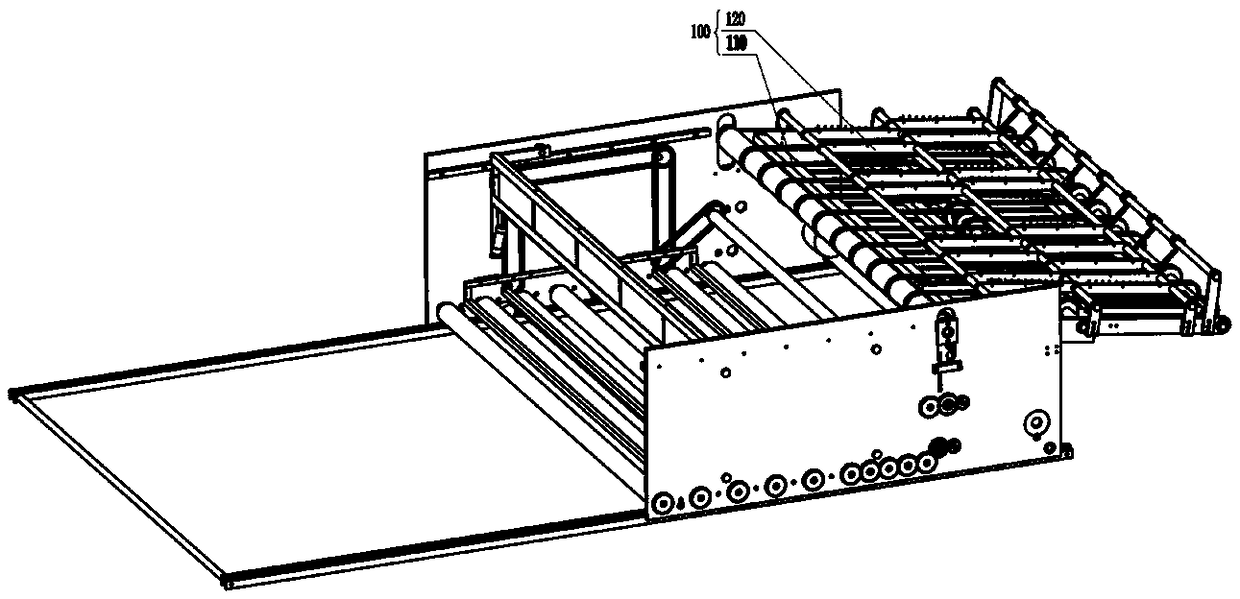 A foldable stacking waste cleaning machine