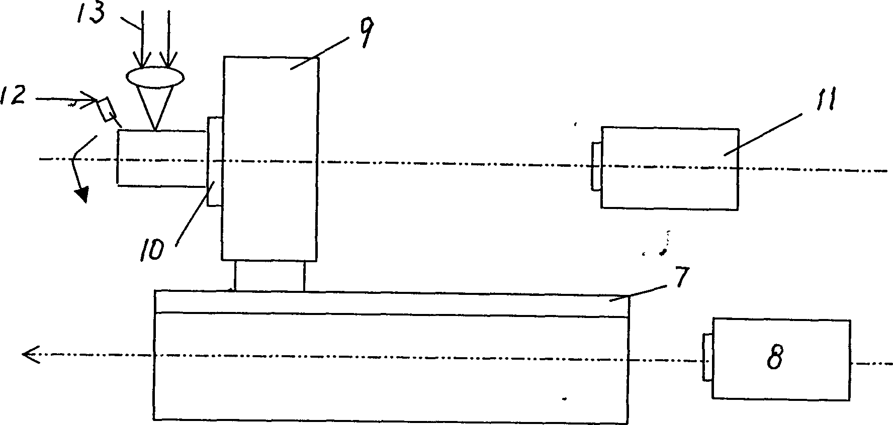 Method and its device for preparing cutter by laser coating composite ceramic layer