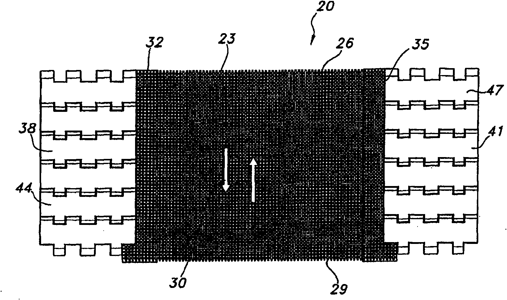 Hybrid mesh belt