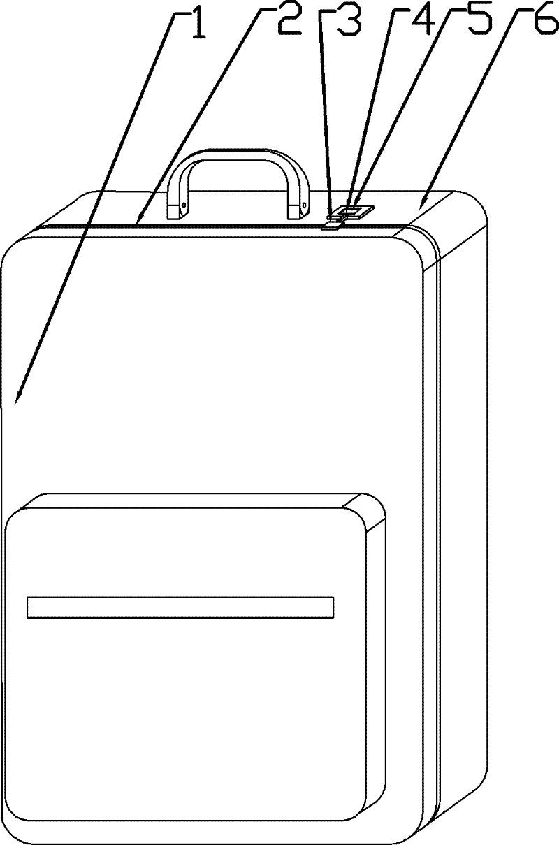 Fingerprint identification suitcase