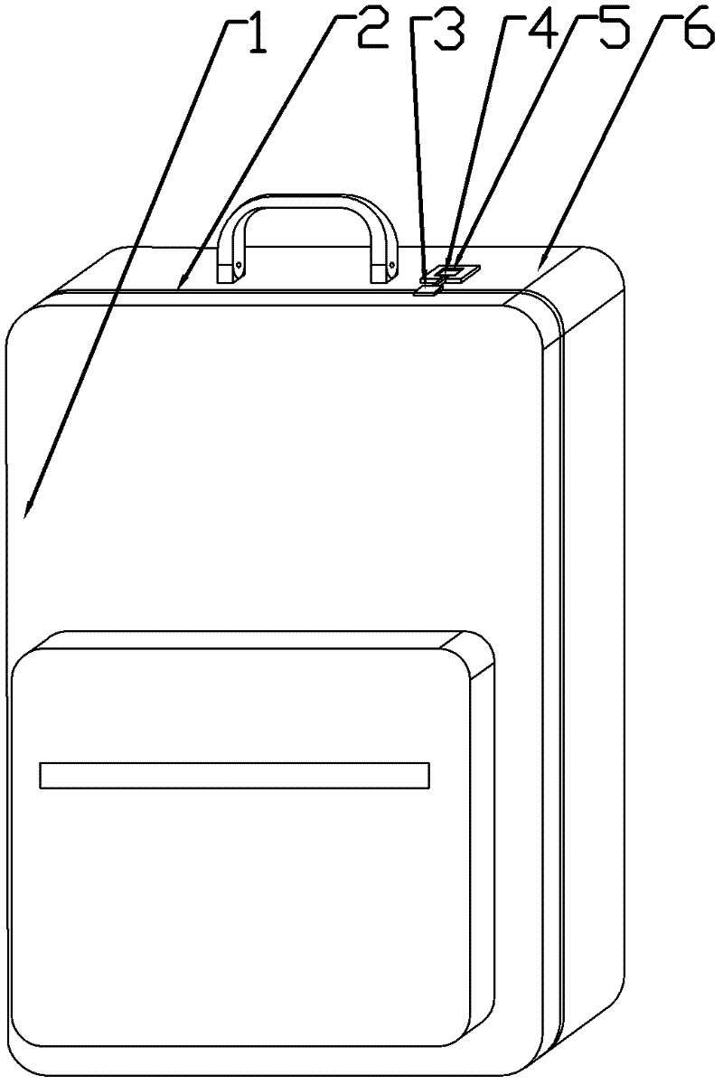 Fingerprint identification suitcase