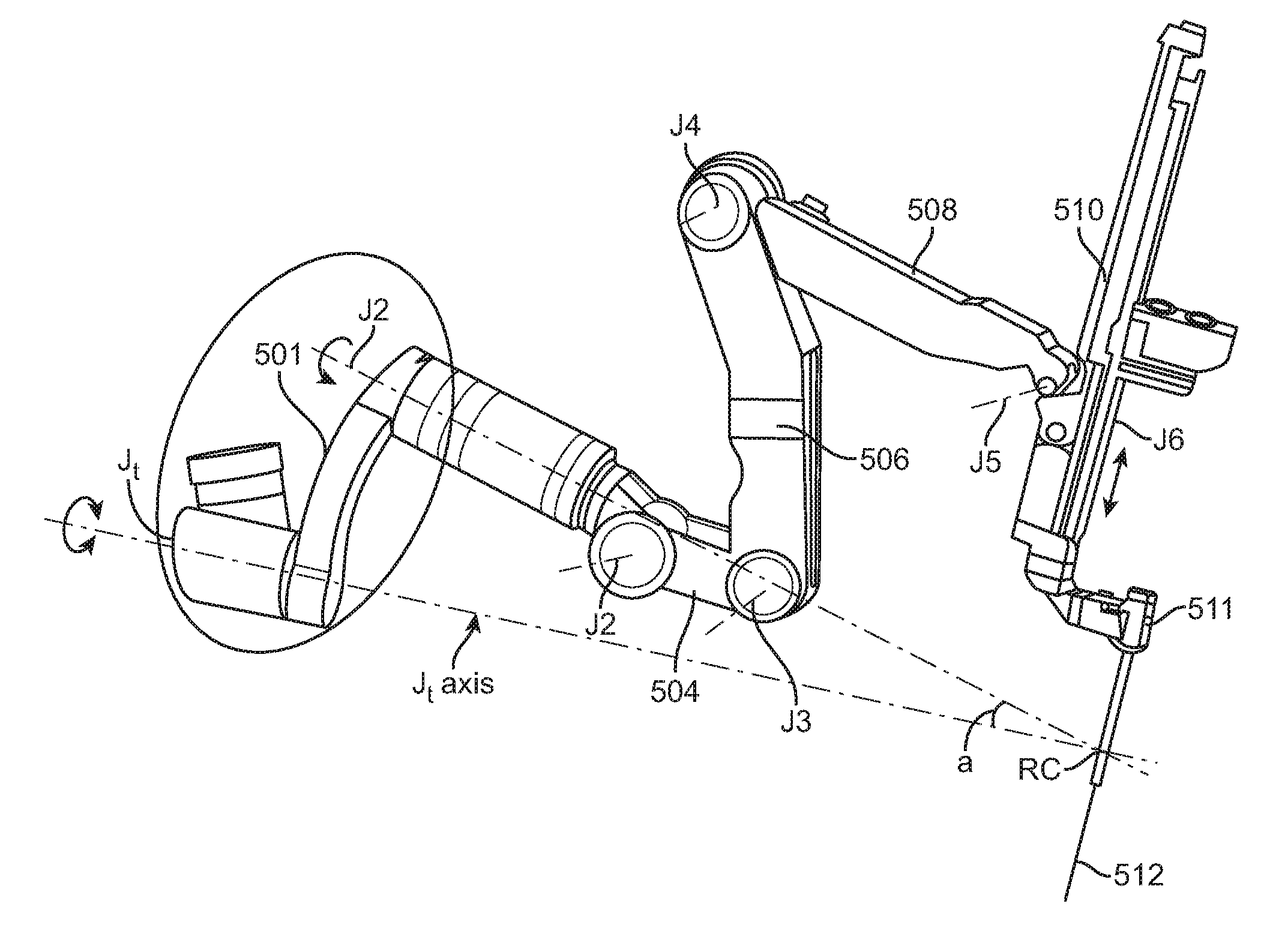 Systems and methods for cancellation of joint motion using the null-space