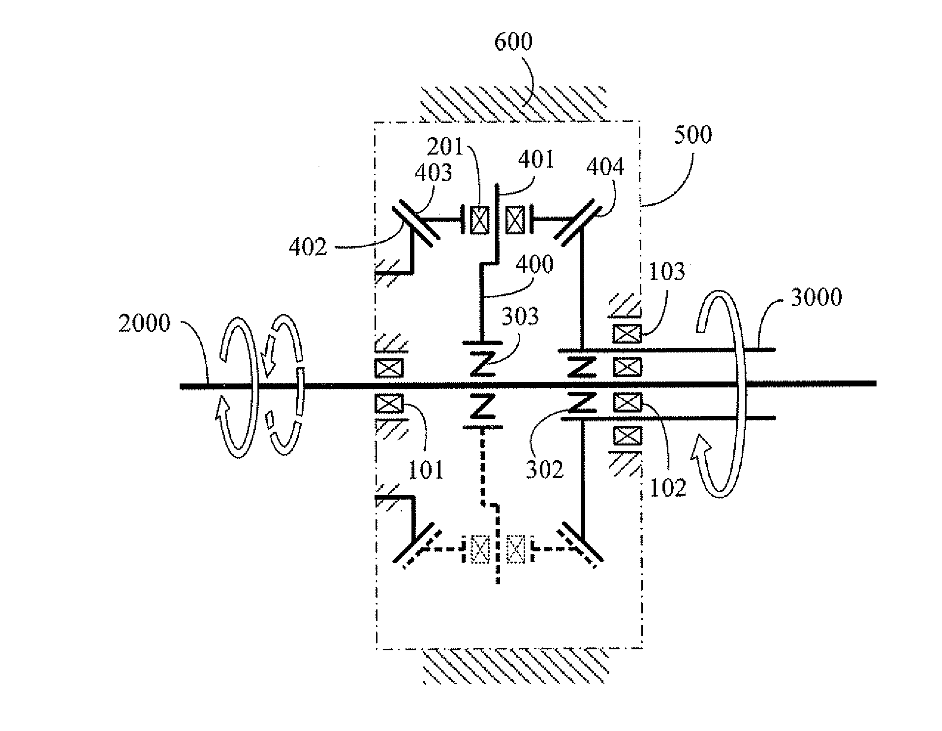 Bicycle with output in constant rotating direction and having internal rocker arm epicycle wheel set