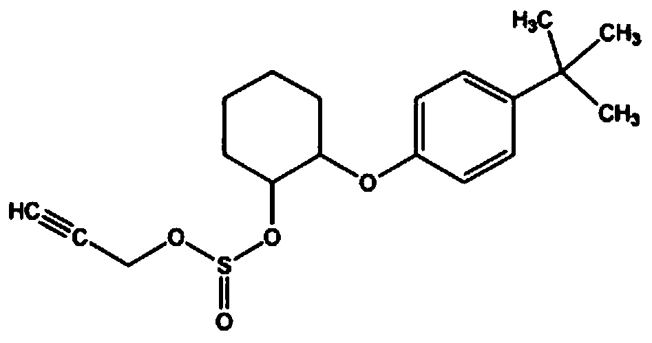 Insecticide composition with fluazinam and propargite