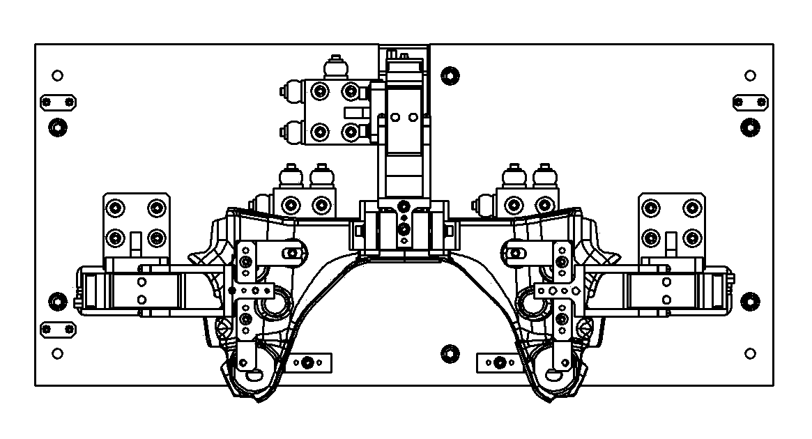 Frame clamping device