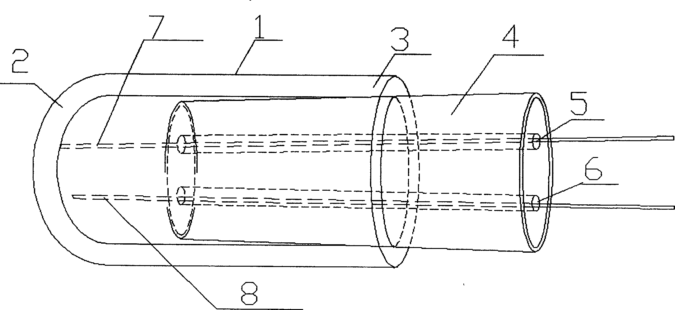 Laseer heat treatment appliance for treating tumour