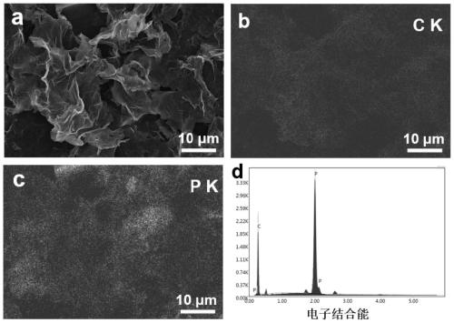 Three-dimensional porous black phosphorene/graphene for magnesium ion battery as well as preparation method and applicationgrapheme thereof