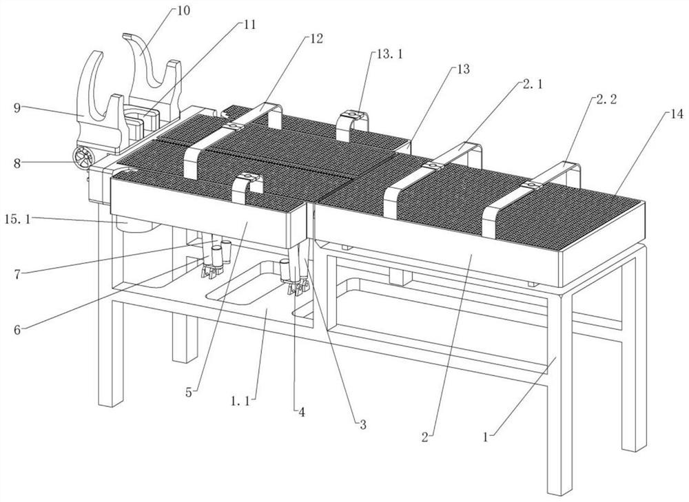 Multi-position operating bed for neurosurgery department