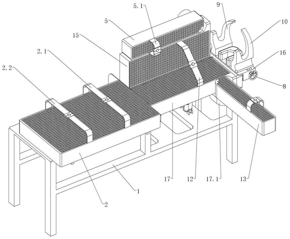 Multi-position operating bed for neurosurgery department