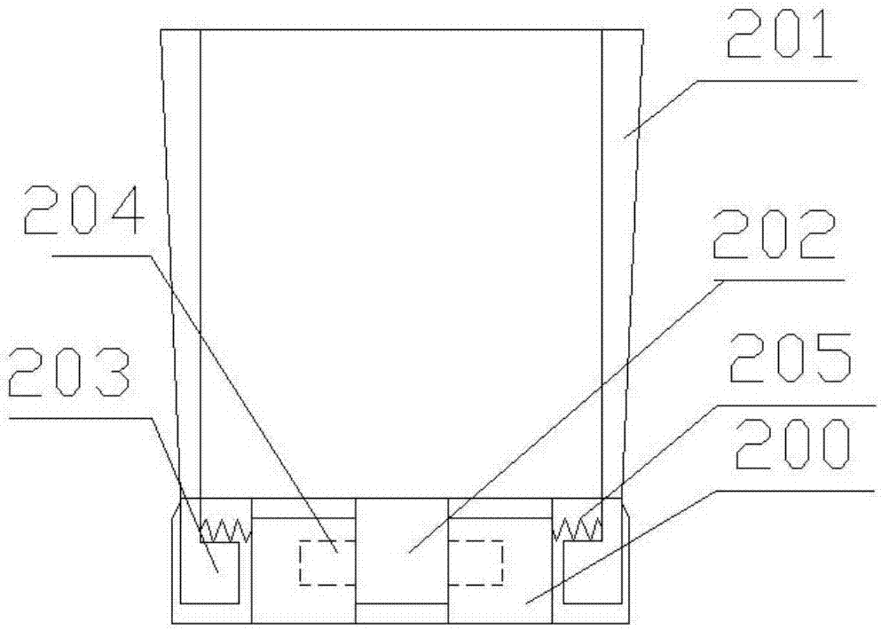 Square cell clamp and ejection mechanism