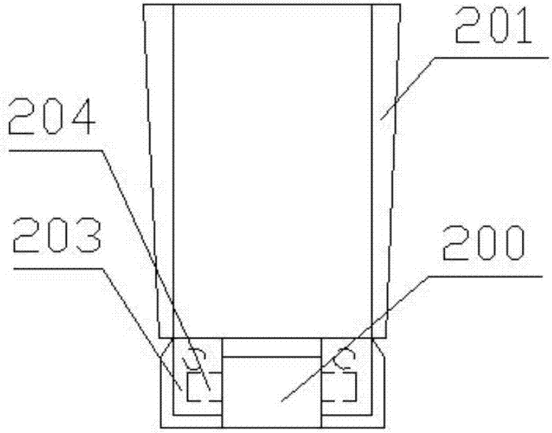 Square cell clamp and ejection mechanism