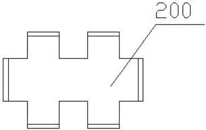 Square cell clamp and ejection mechanism