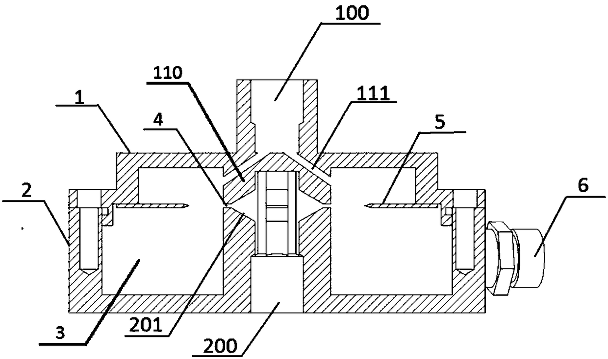 Reed type liquid power ultrasonic gas-liquid-solid multiphase mixer