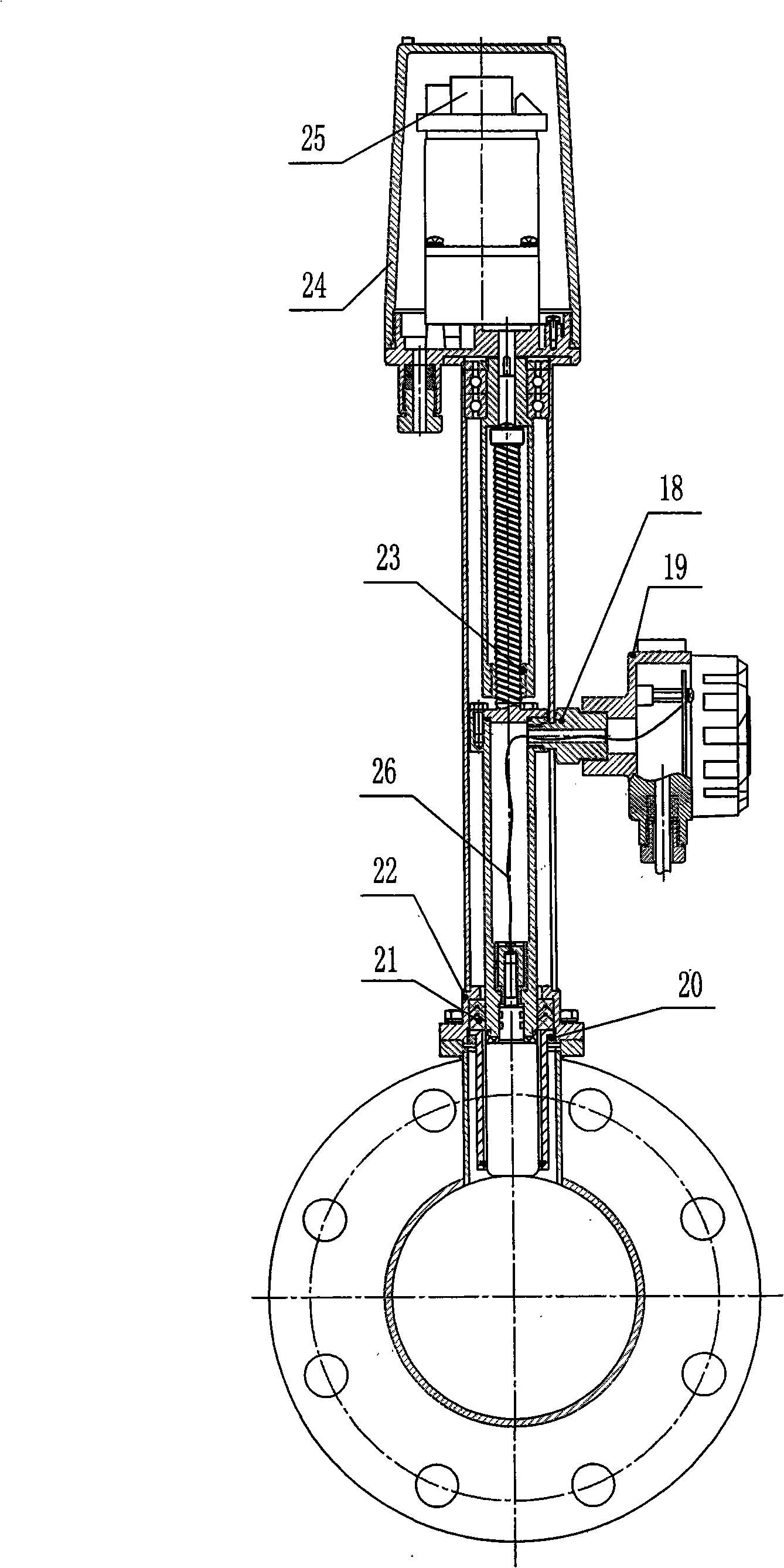 Pipeline section type automatic erasing moisture analyzer