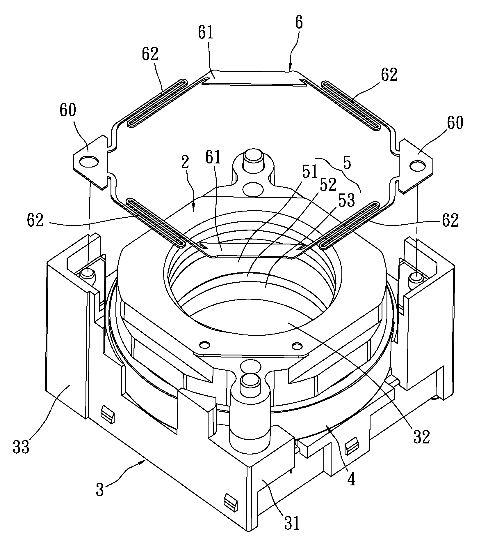 Lens activating device