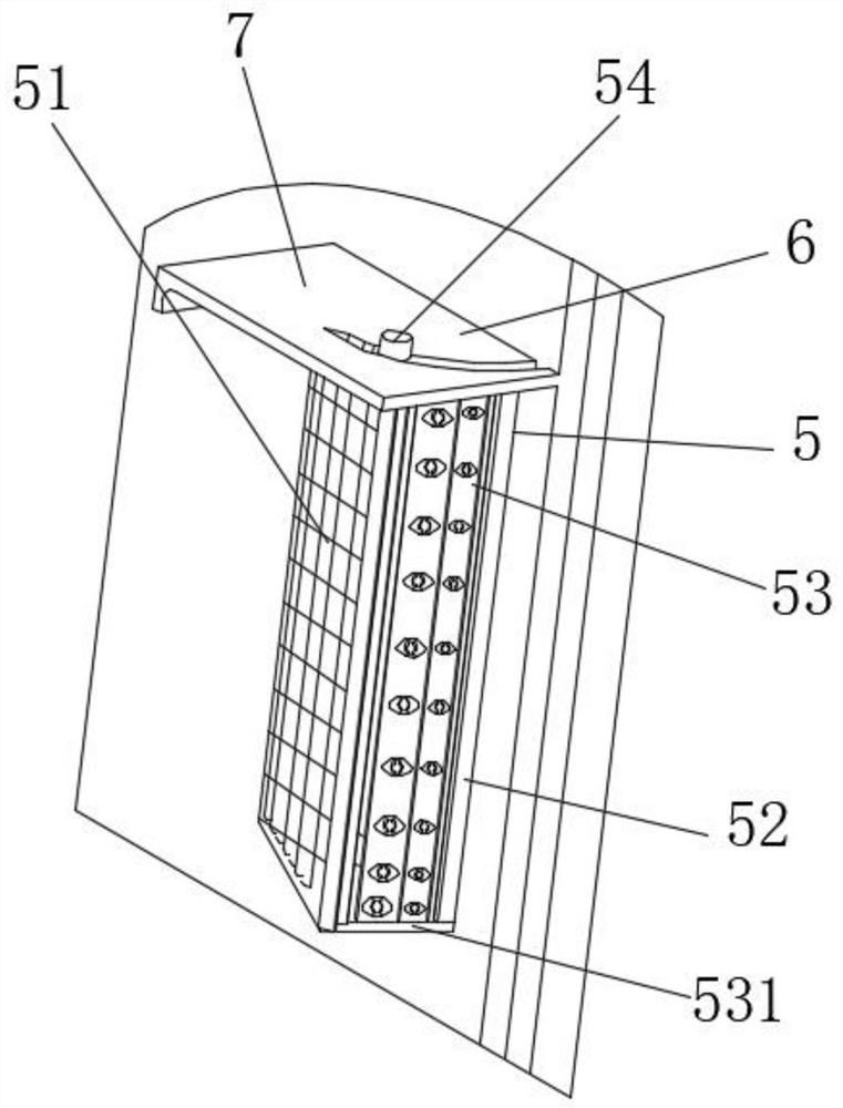 A closed power distribution cabinet