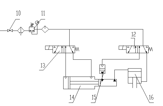 Steel-wire belt cut-off device for square-section bead ring