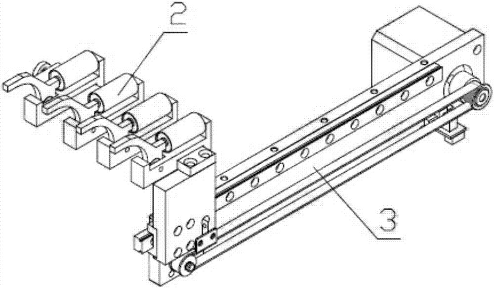 Electromagnetically-driven automatic card-pushing device for plurality of card boxes and control method thereof