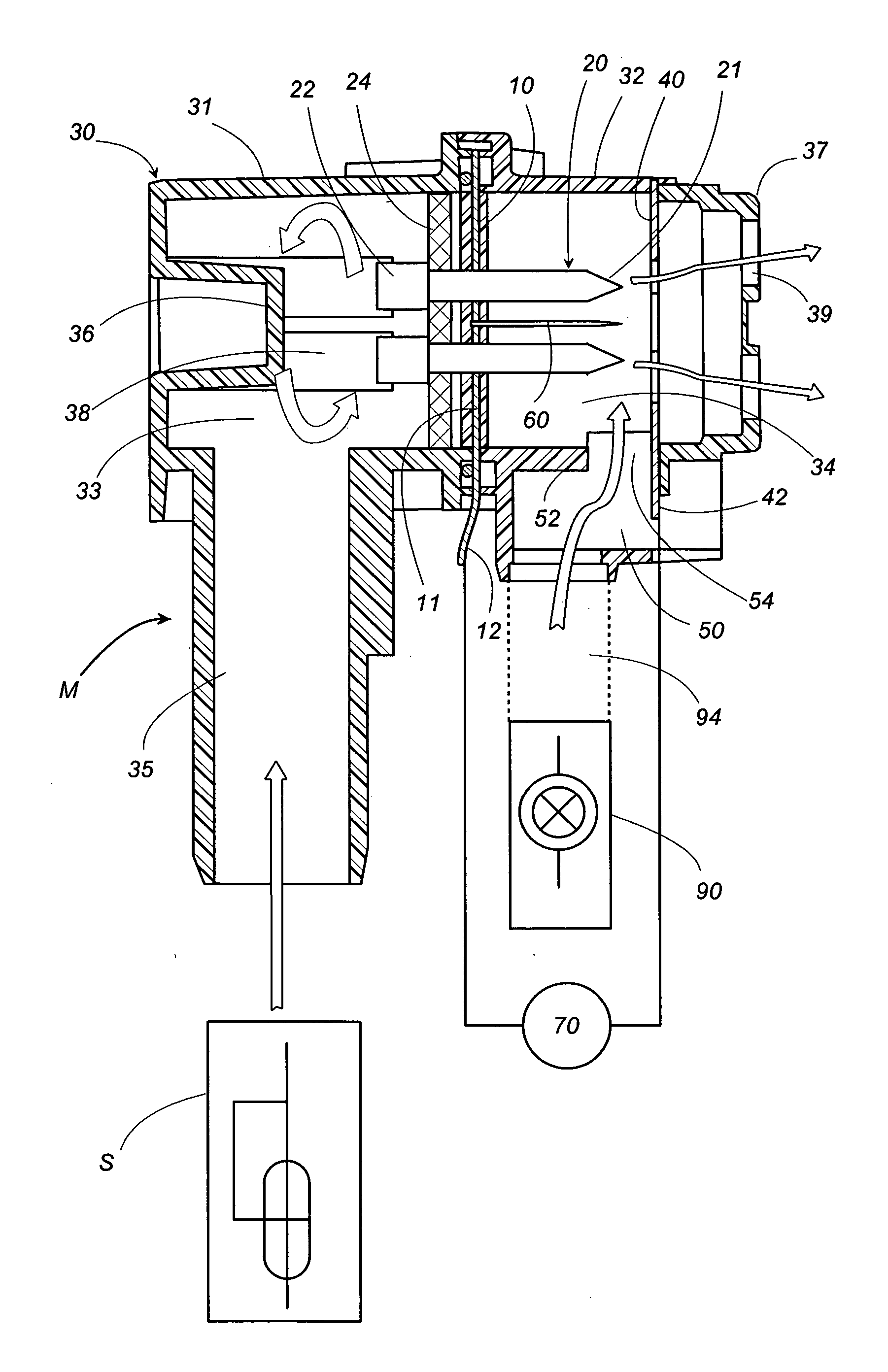 Electrostatic atomizing device and humidifier using this