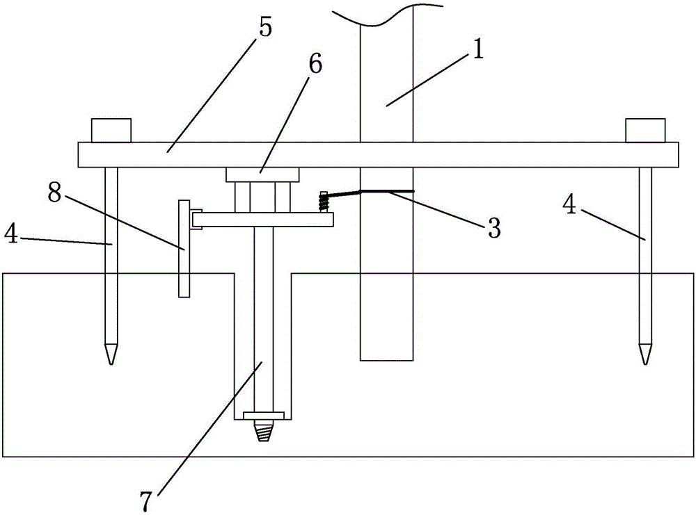 Composite foundation load detection method