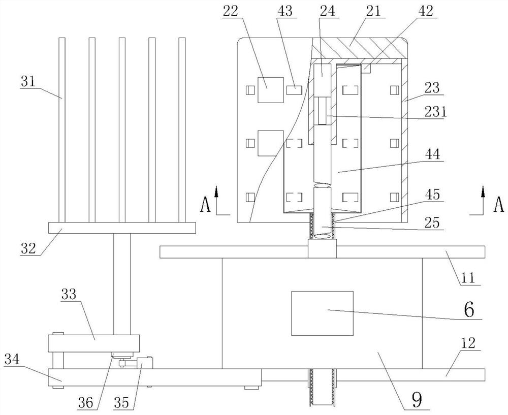 Hard rock ore body mining equipment and mining method based on advanced pre-cracking of hole array