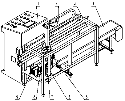 Large Bamboo Curtain Continuous Hot Pressing Recombination Bamboo Raw Material Unit Group Blank Paving Machine