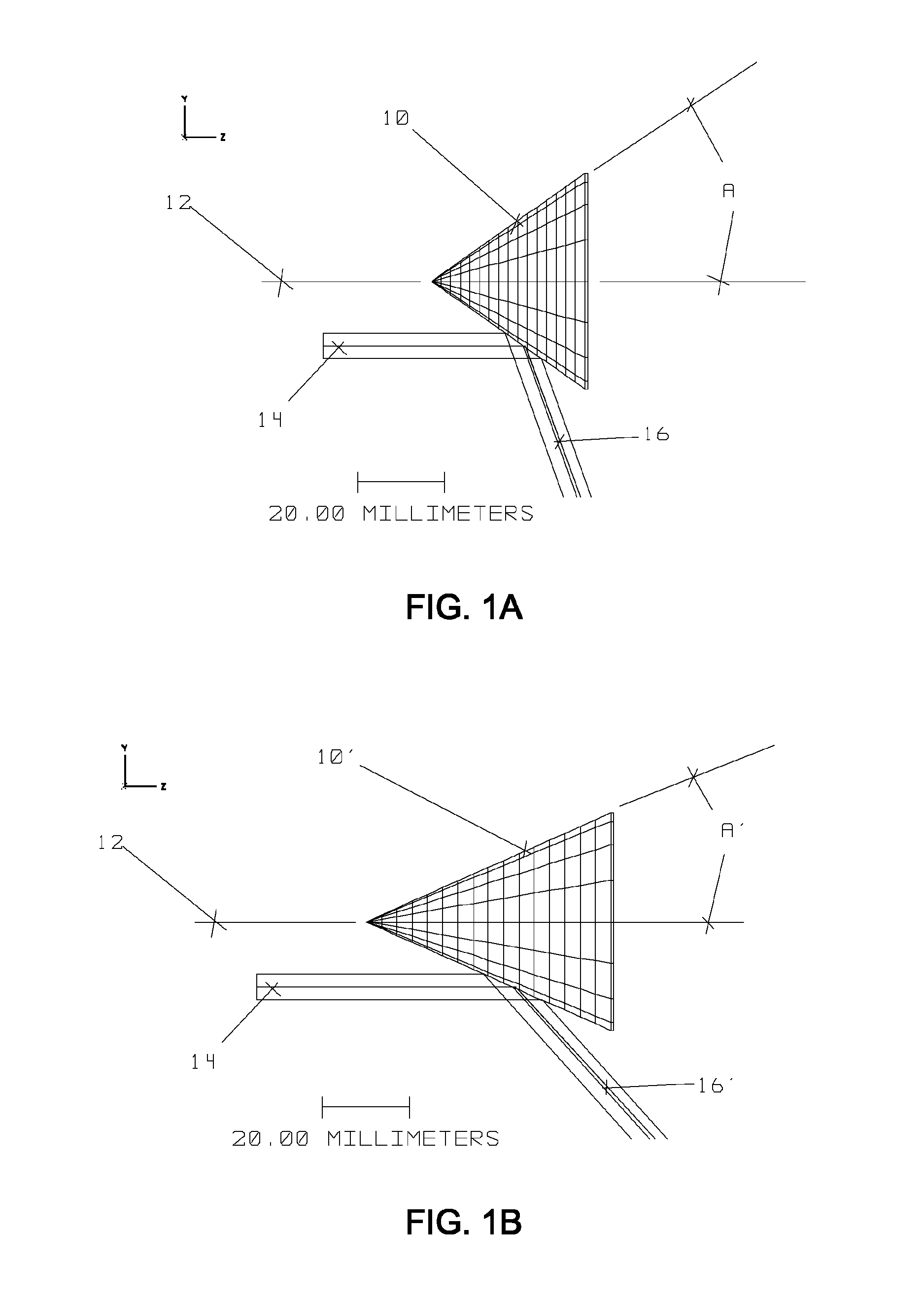 Optical pattern generators using axicon segments