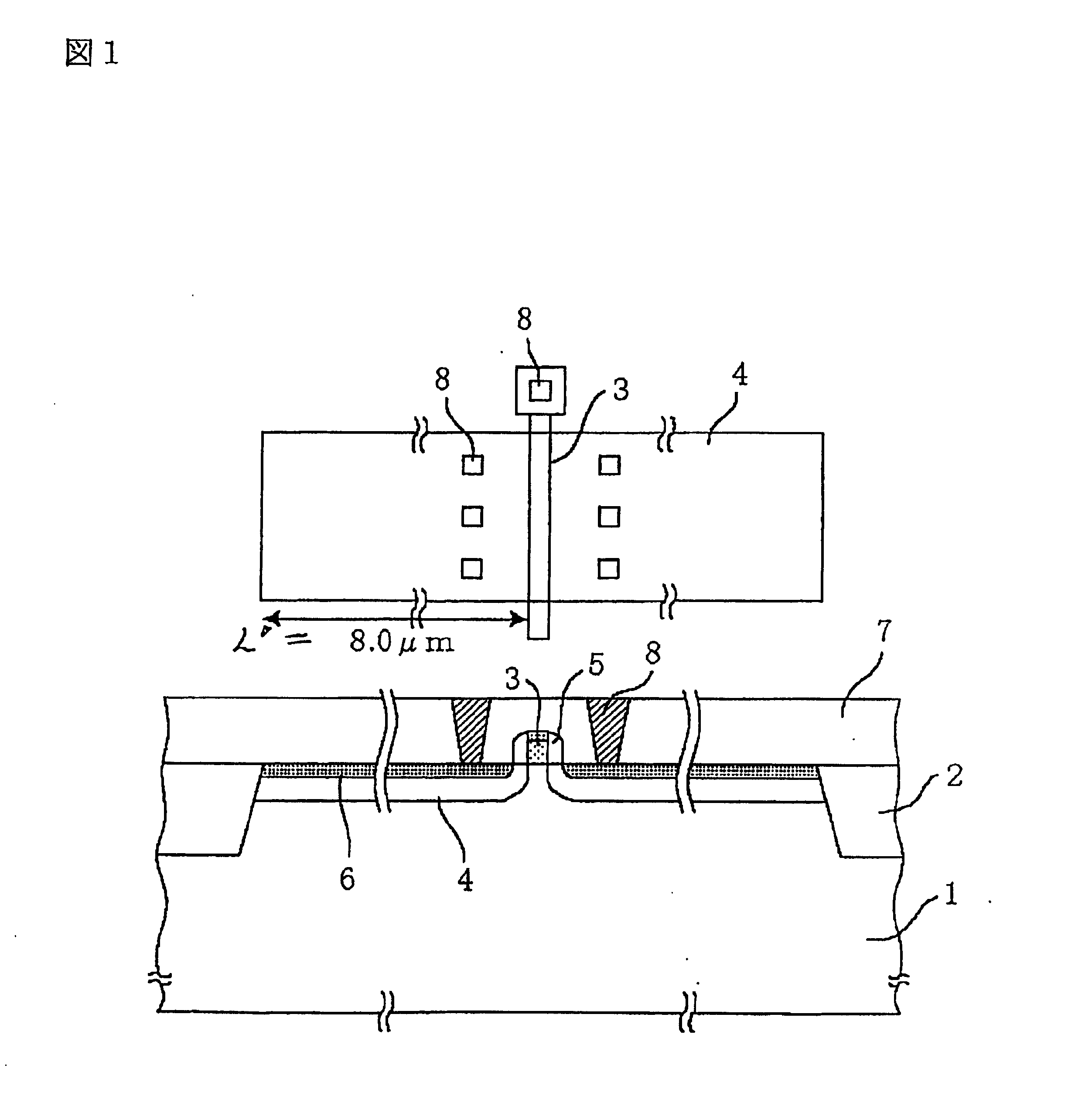 Mos semiconductor device