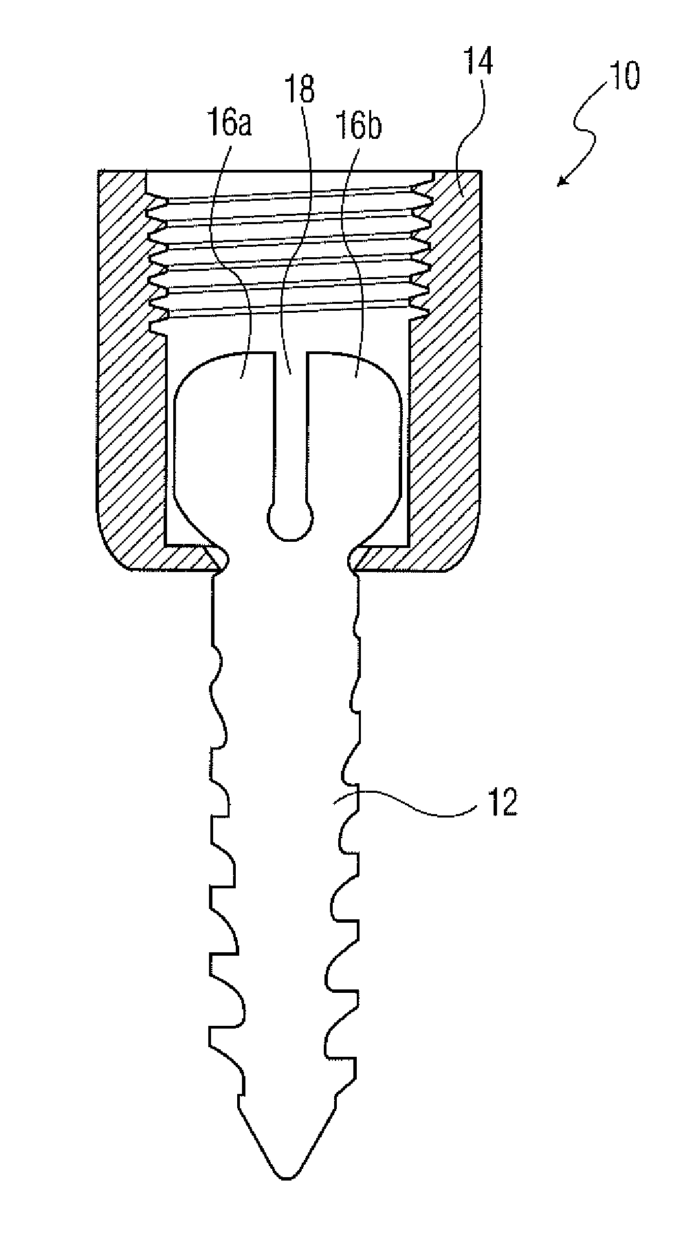 Biased angle screws