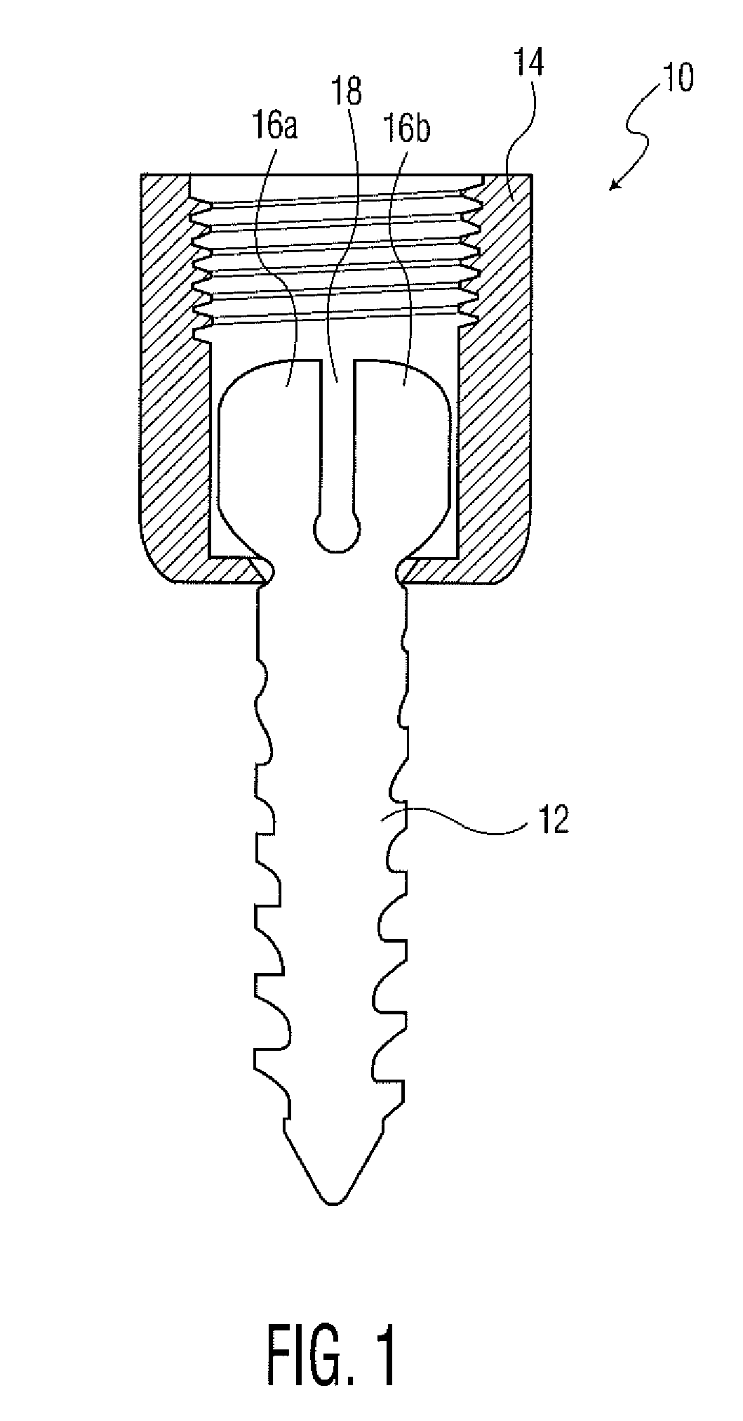 Biased angle screws