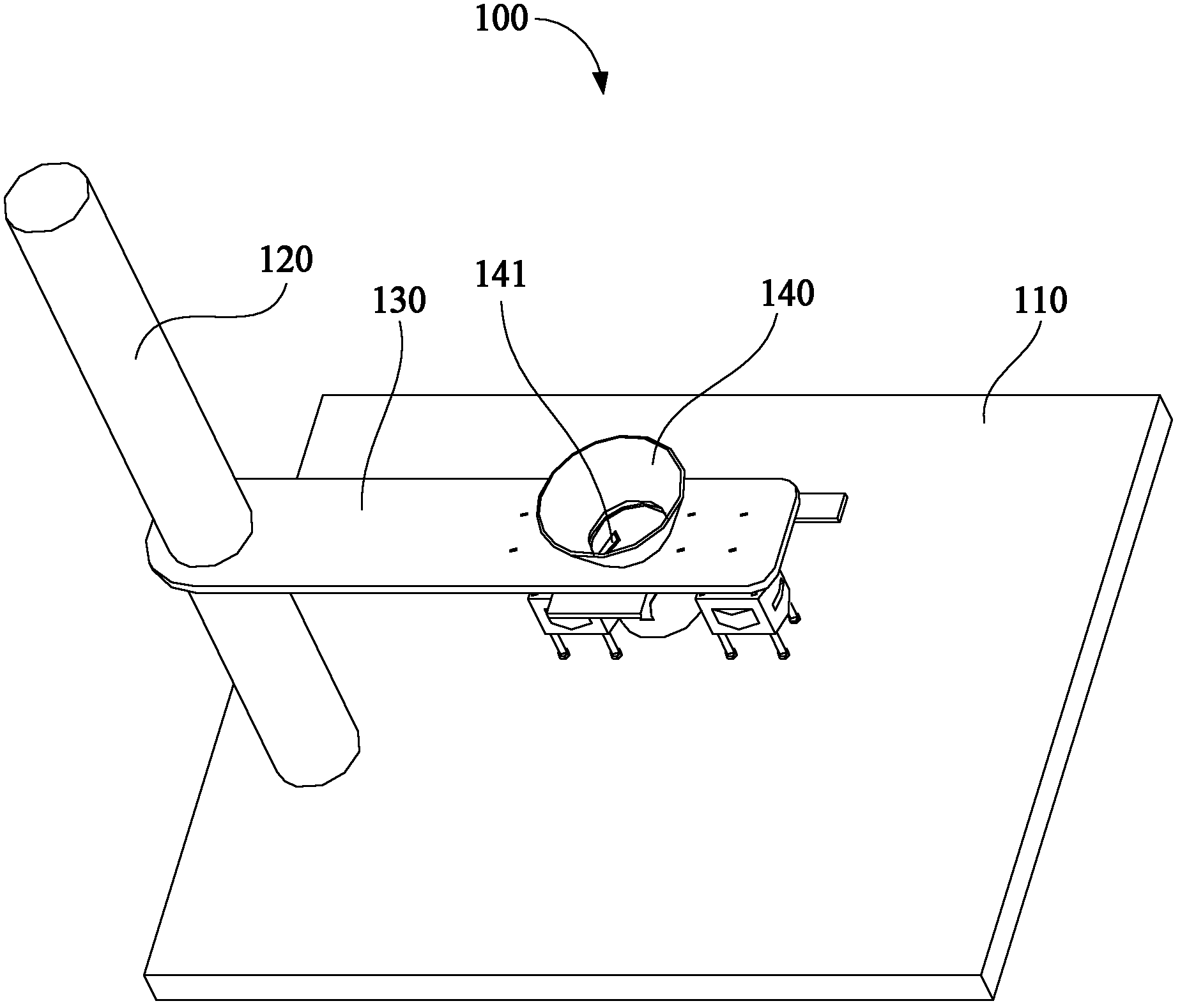 Shock test device and shock test method