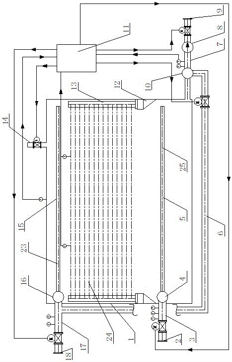 A steam heating intelligent mobile heat storage heat supply device