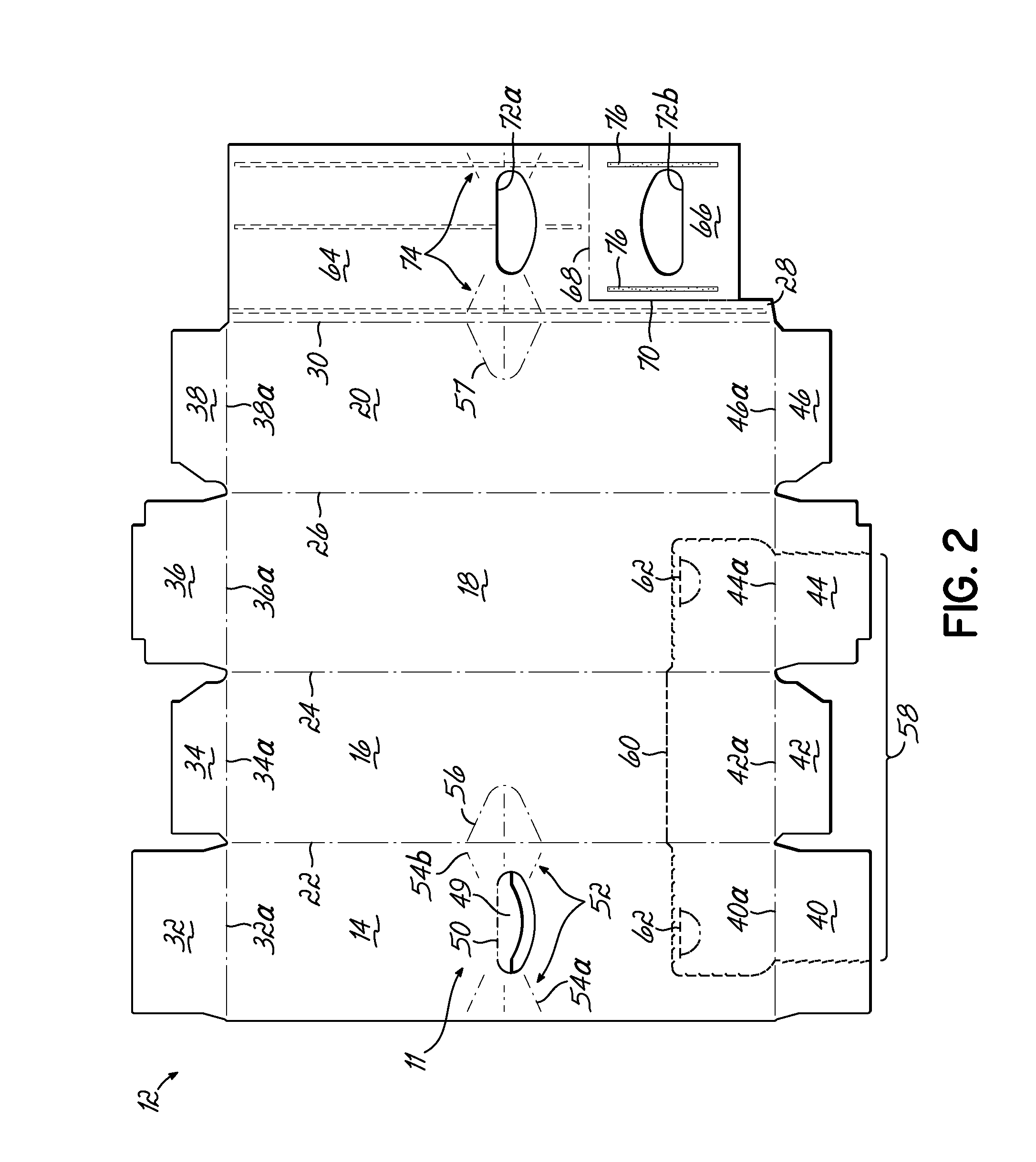 Carton and handle in multi-ply carton material