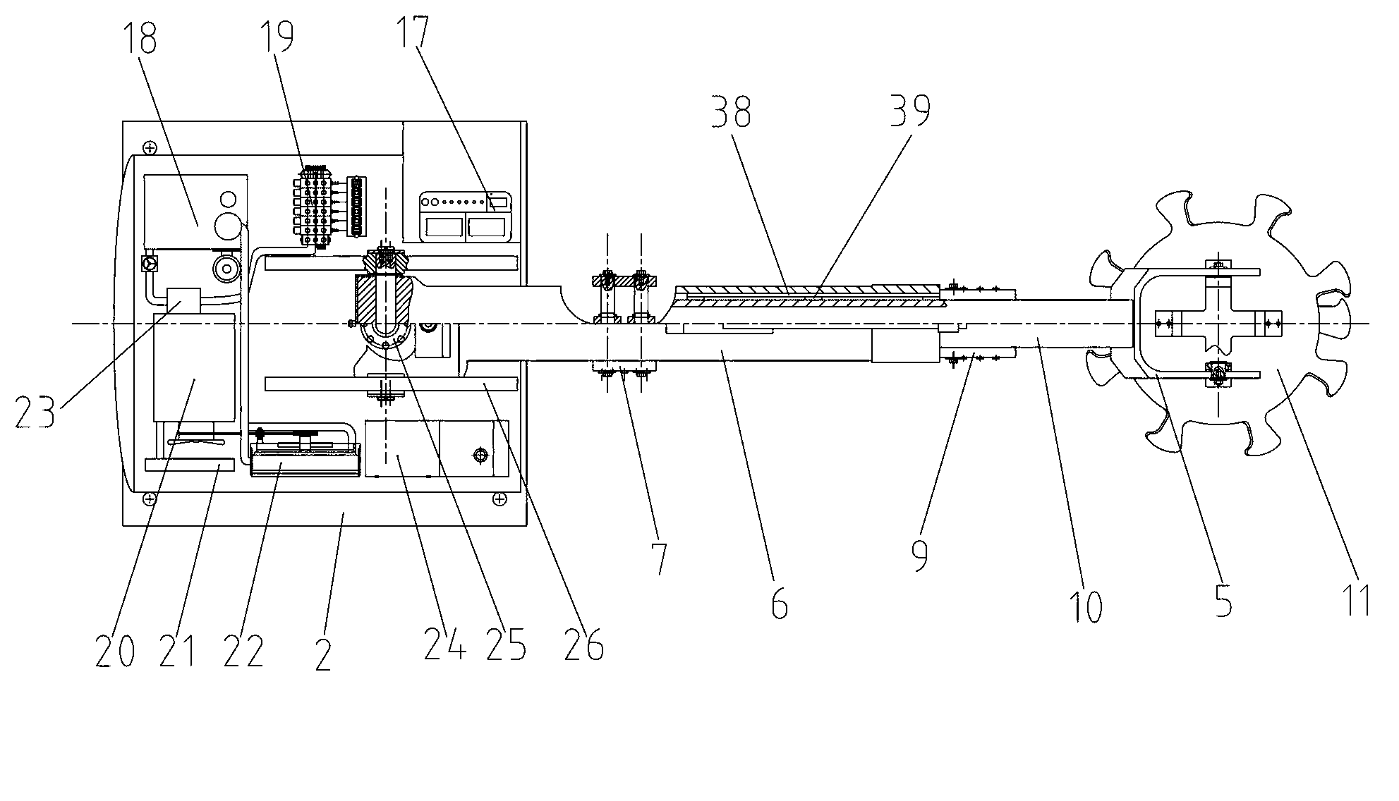 Vehicle-mounted type jujube tree trimmer