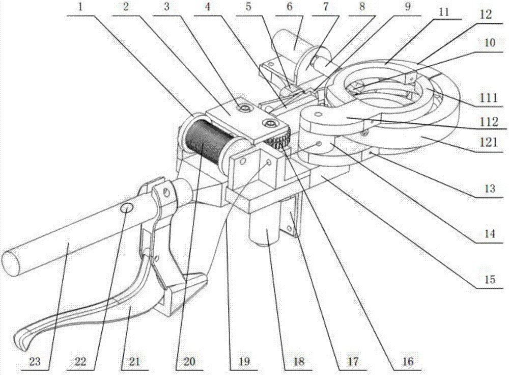 Binding device for tobacco leaf-covering bag