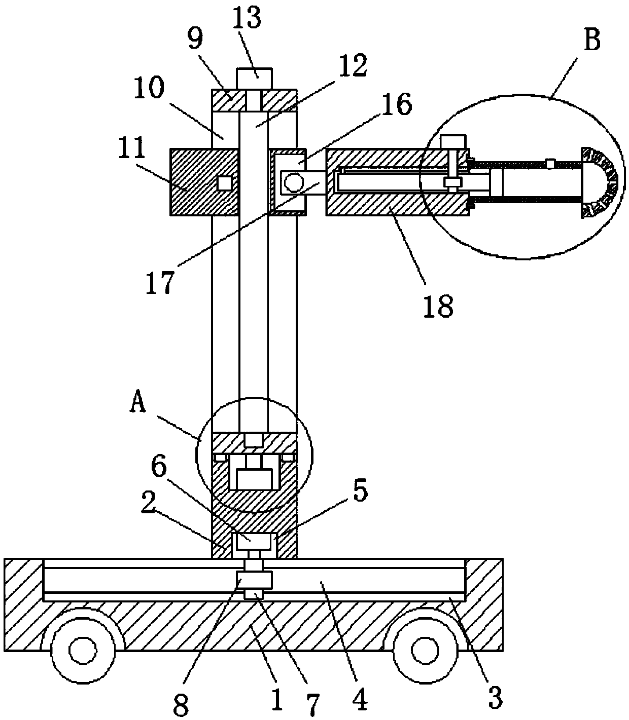 Postoperative medicine application nursing device for obstetrics and gynecology department