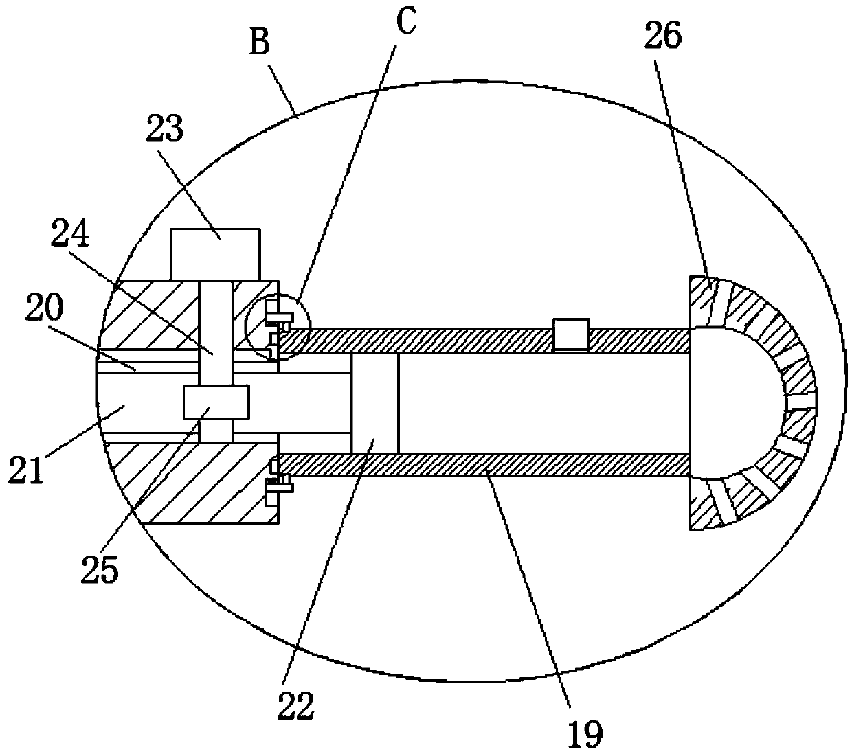 Postoperative medicine application nursing device for obstetrics and gynecology department