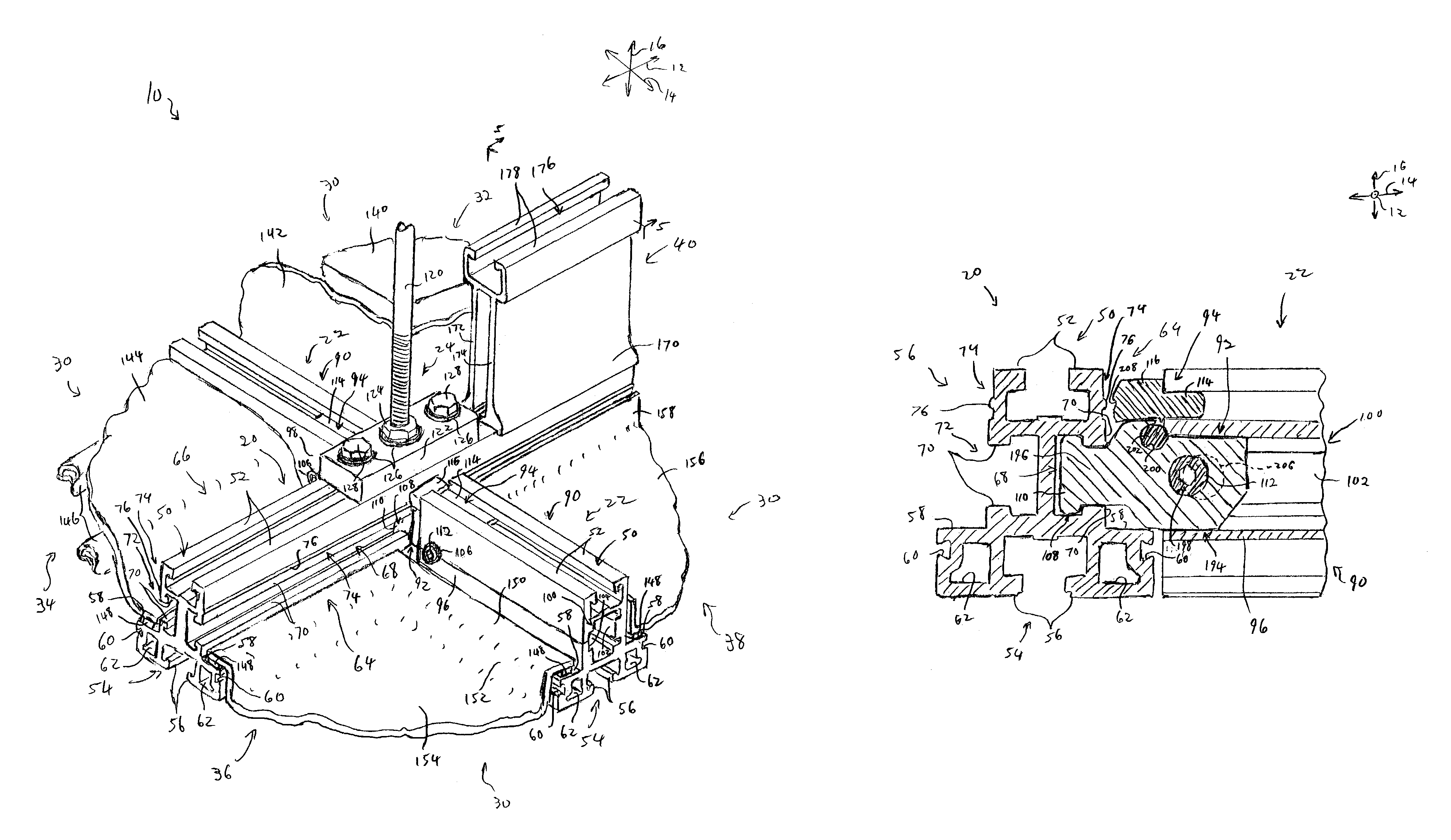 Sealable ceiling assembly