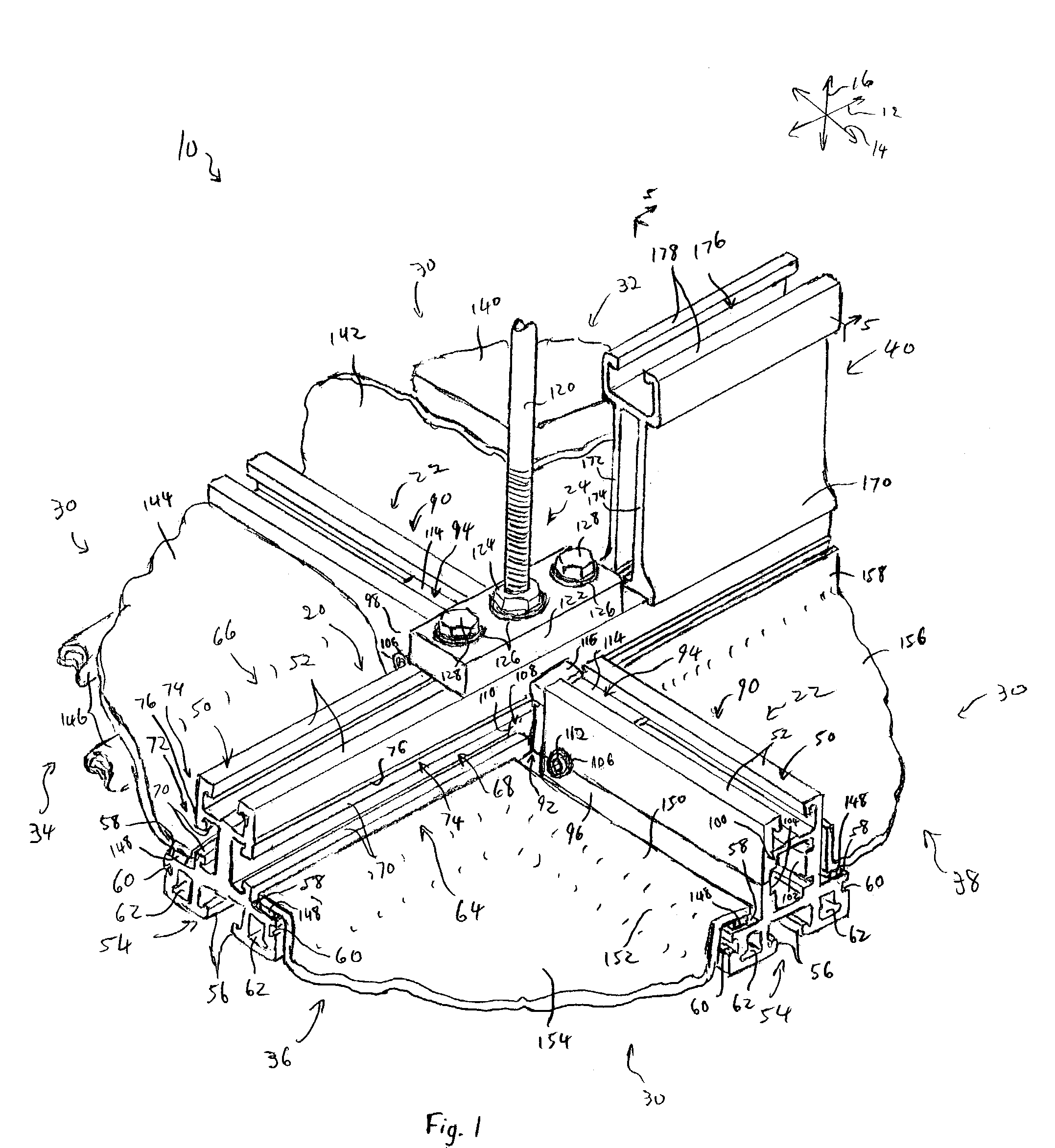 Sealable ceiling assembly