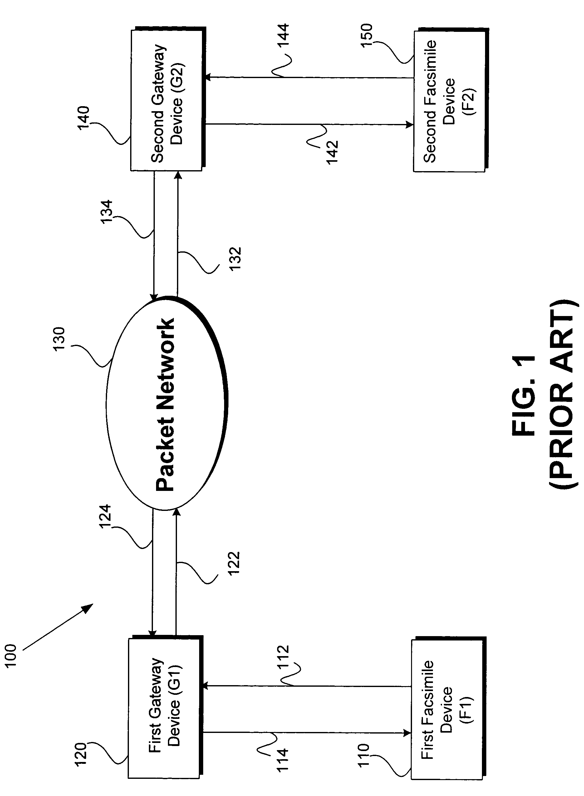 Method and system for detecting facsimile communication during a VoIP session