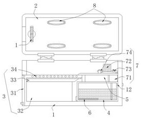 Portable debridement device for surgical nursing