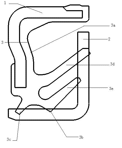 Combined sealing ring with high sealability and low torque