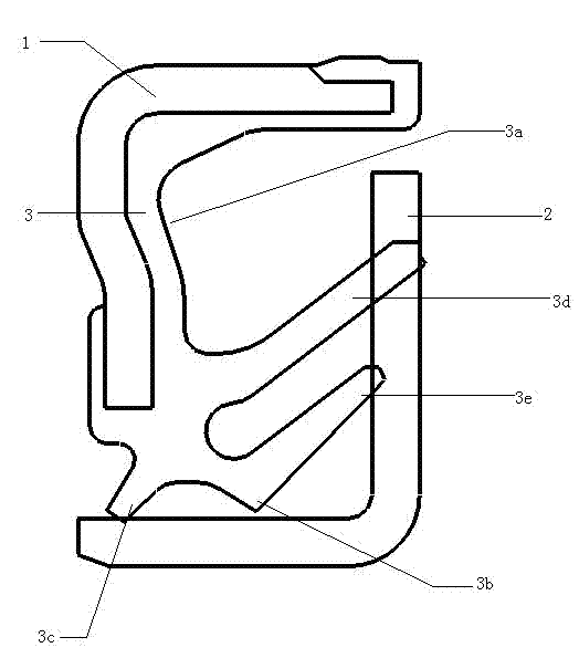 Combined sealing ring with high sealability and low torque