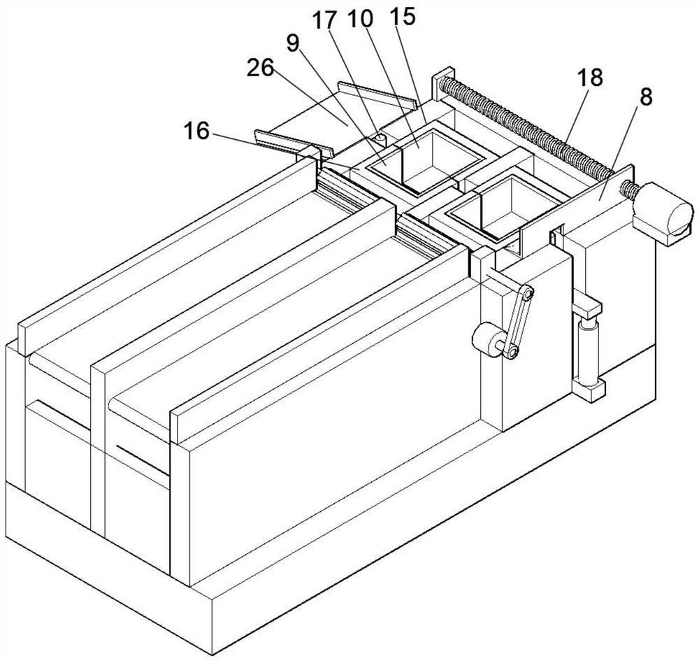 Automatic discharging and stamping equipment