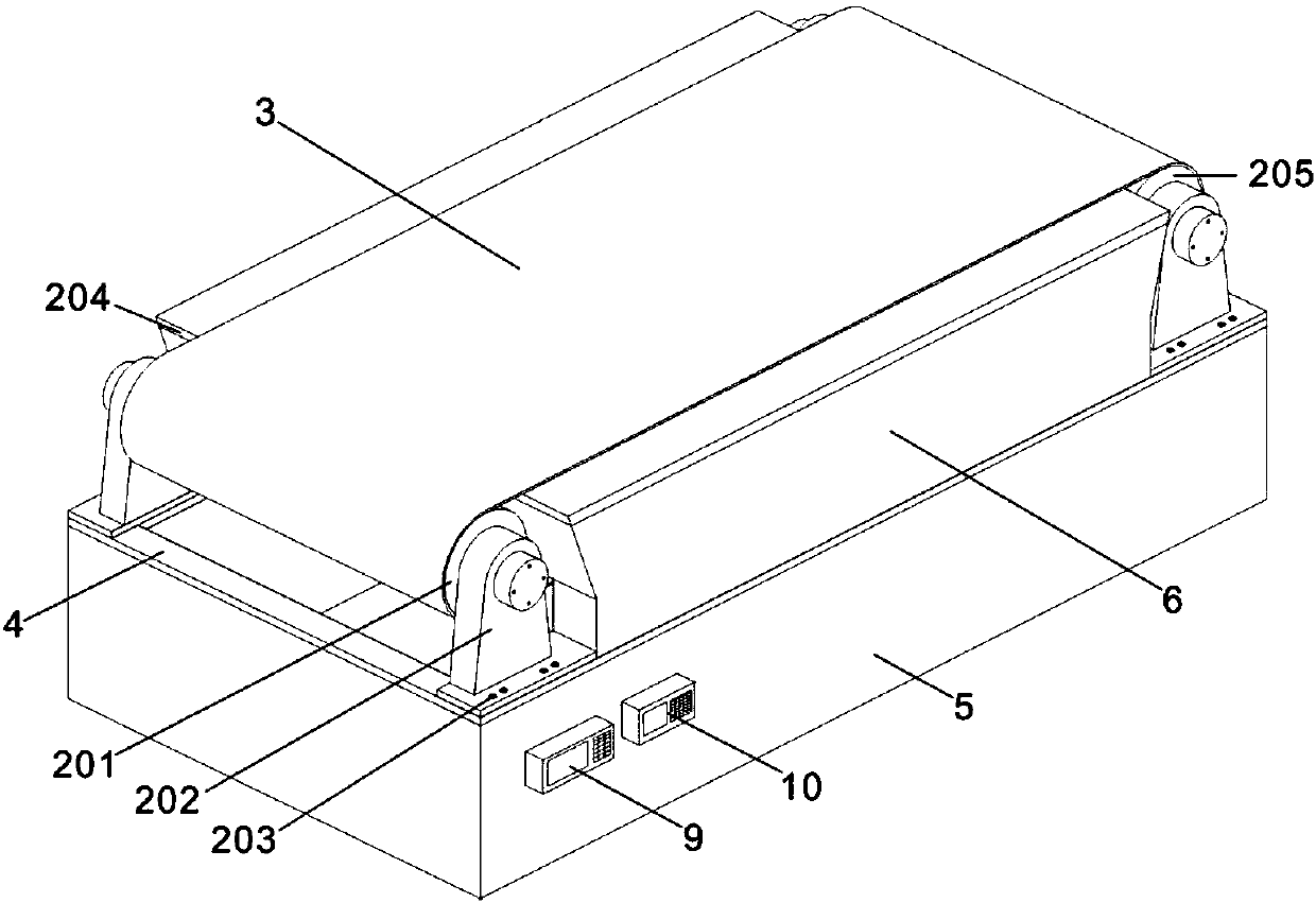 Multi-field real-time monitoring and servo pressurizing bottom friction testing system for large-size rock-soil body