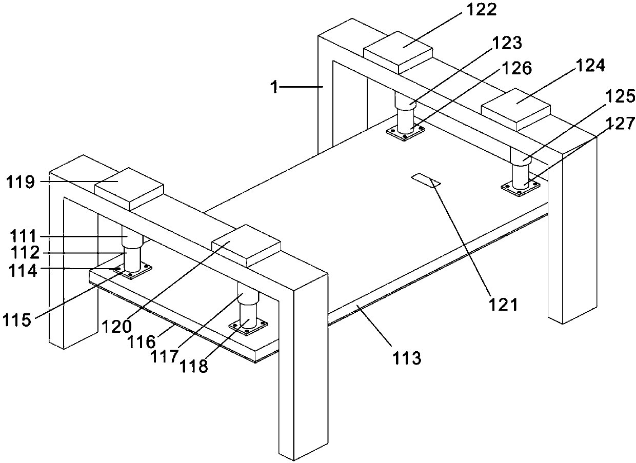 Multi-field real-time monitoring and servo pressurizing bottom friction testing system for large-size rock-soil body