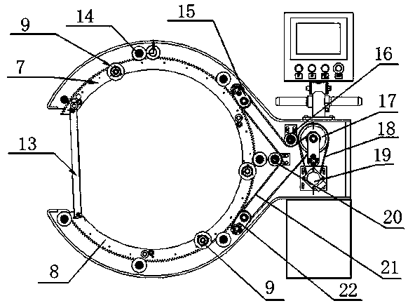 Automatic insulation paper winding device