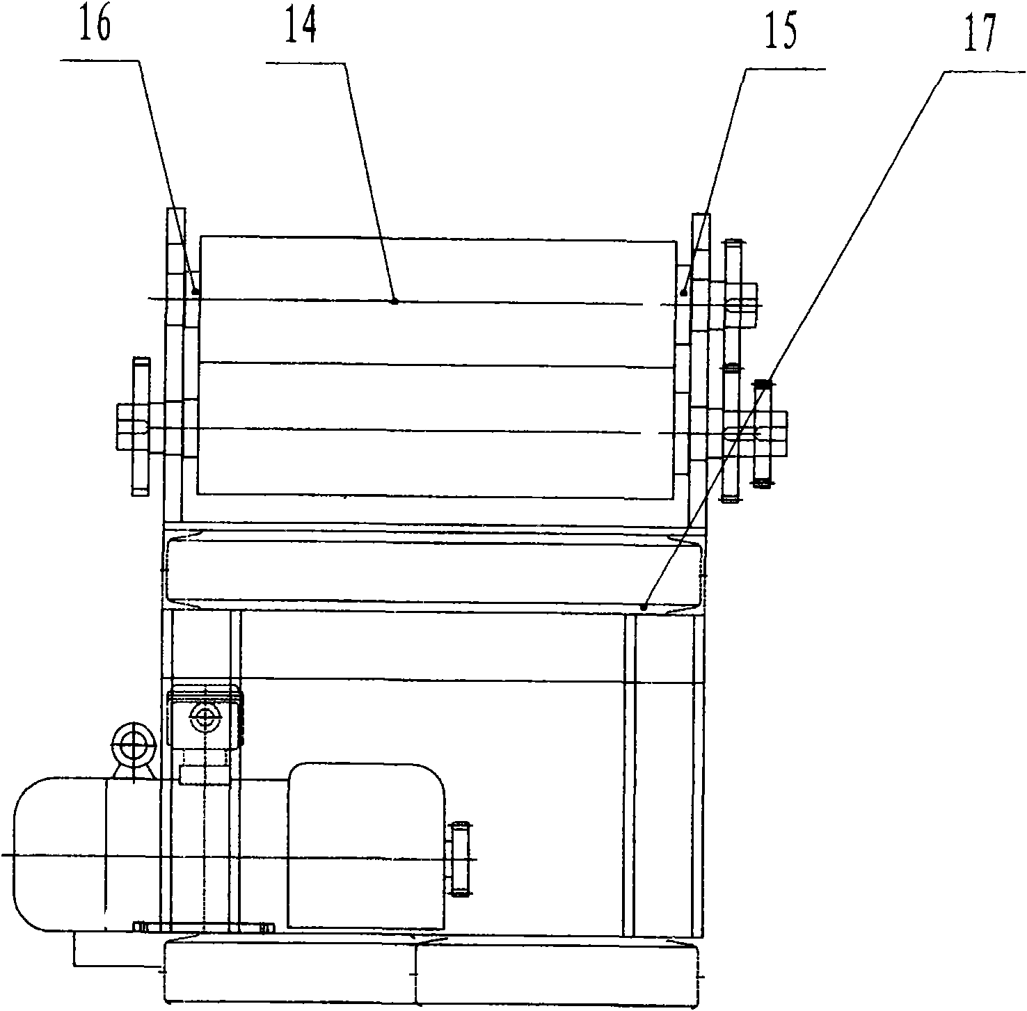 Iron wire straightening fixed-length cutting device and method