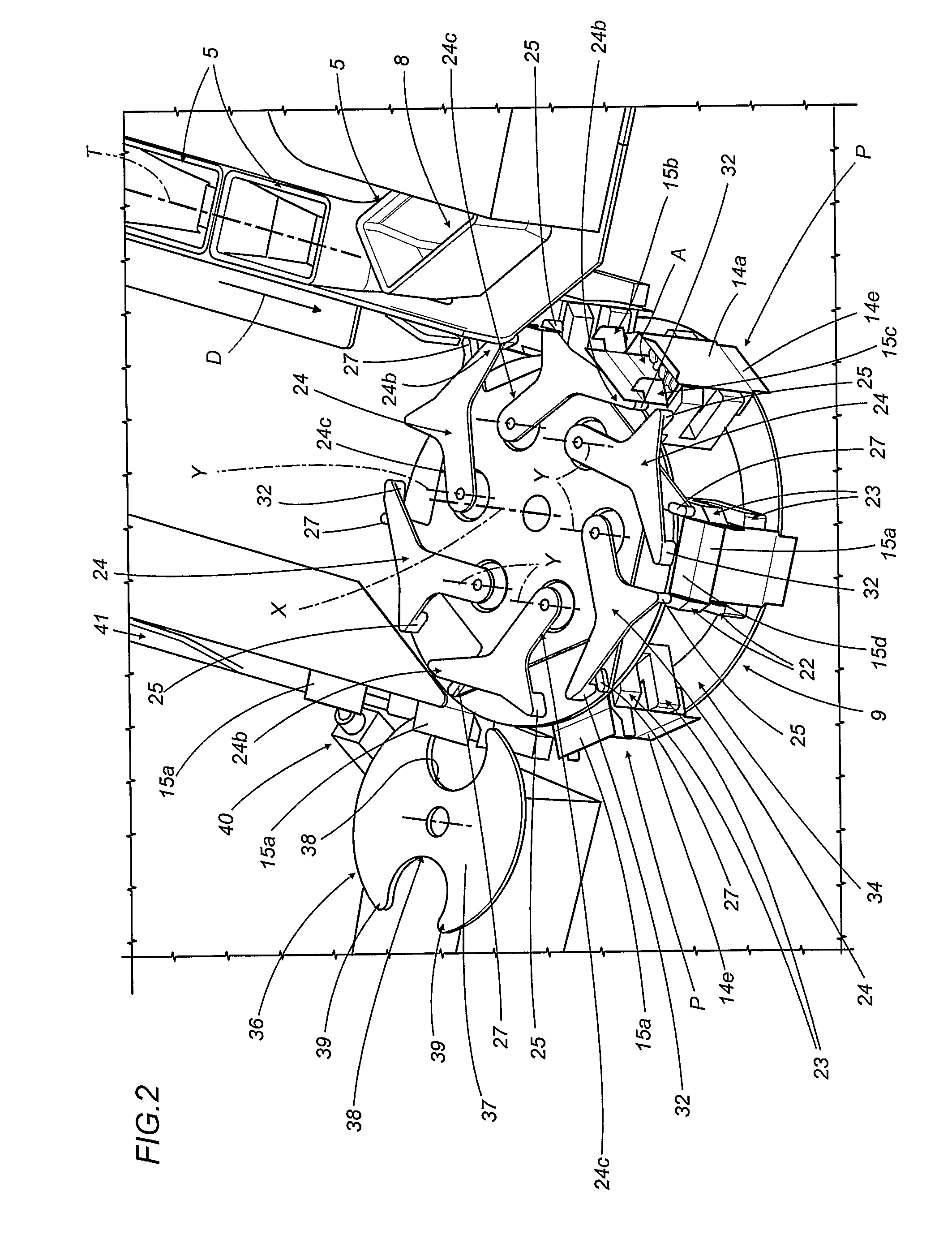 Device for Folding the Lids of Rigid Packets in Machines for Making Such Packets, and a Machine Incorporating Such a Device